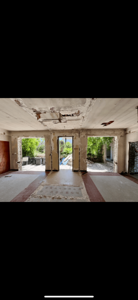 Sciage pour ouverture de murs porteur avec pose IPN sur Châteauneuf-les-Martigues